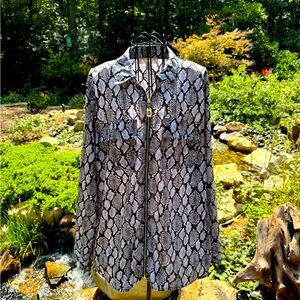 Michael Kors XL zip front tunic EUC